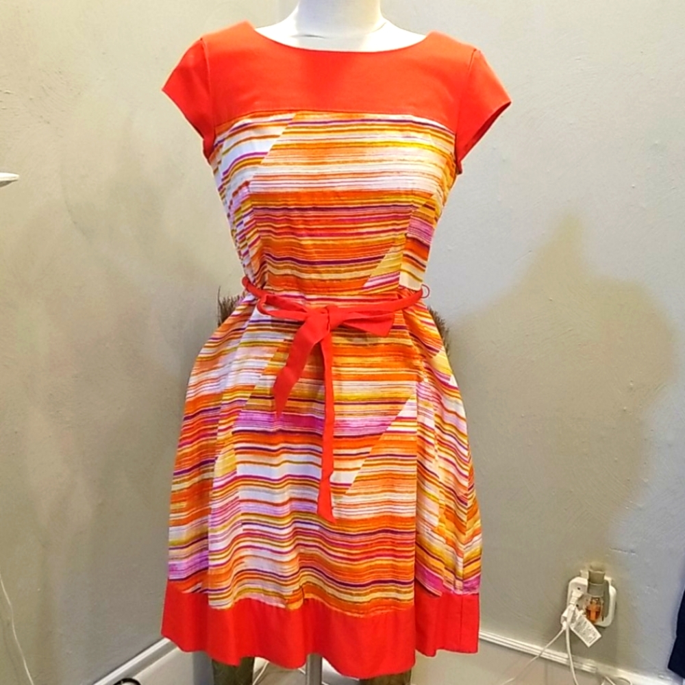 Orange/Multicolor Dress